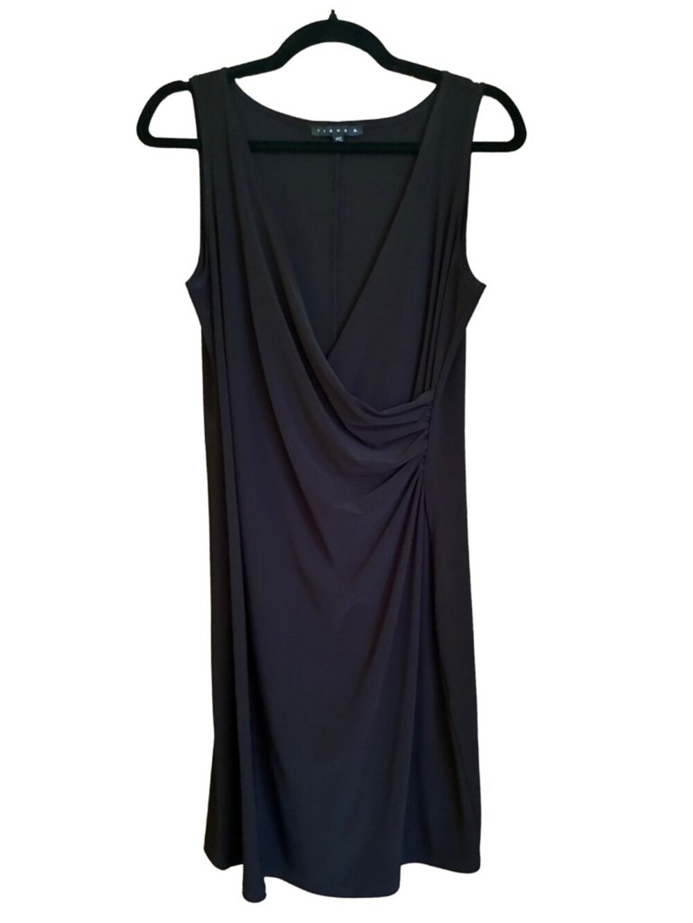 Tiana B. Dress Women's Large Black Sleeveless Shift Dress LBD Career Chic
